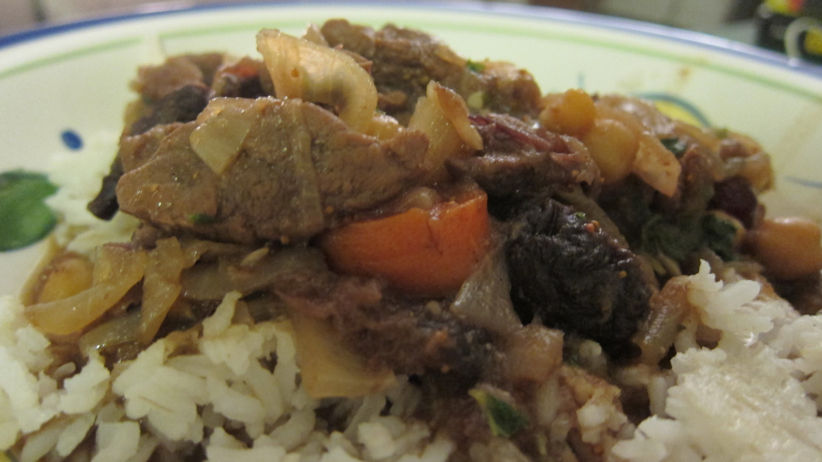 Slow-Simmered Lamb Stew with Syrian Spices and Chickpeas