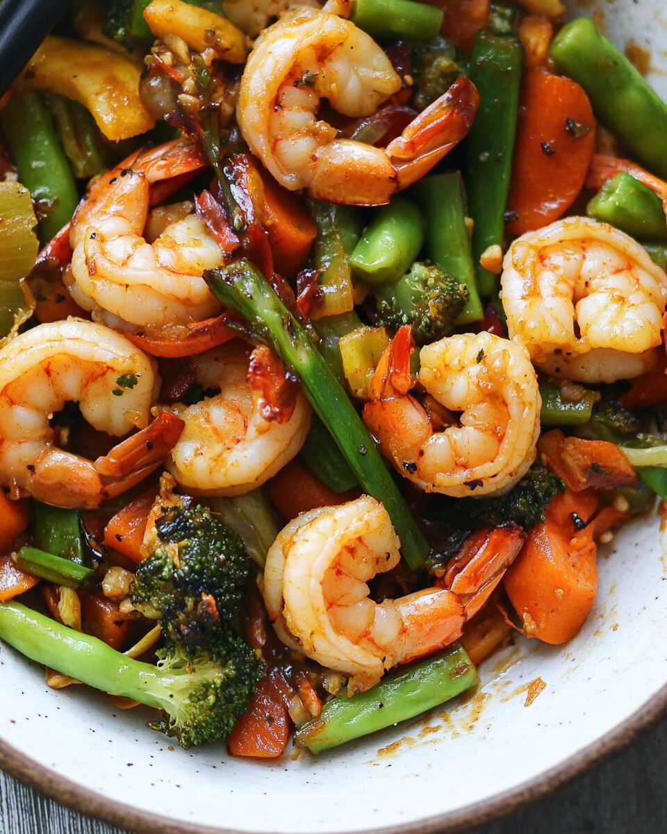 One-Pan Spicy Shrimp and Vegetable Stir Fry