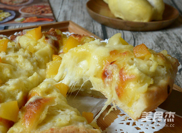 Durian and Mozzarella Fusion Pizza