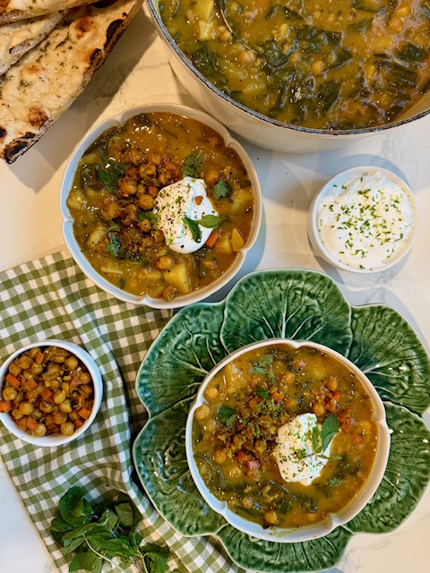 Spiced Find Four Chickpea and Vegetable Stew