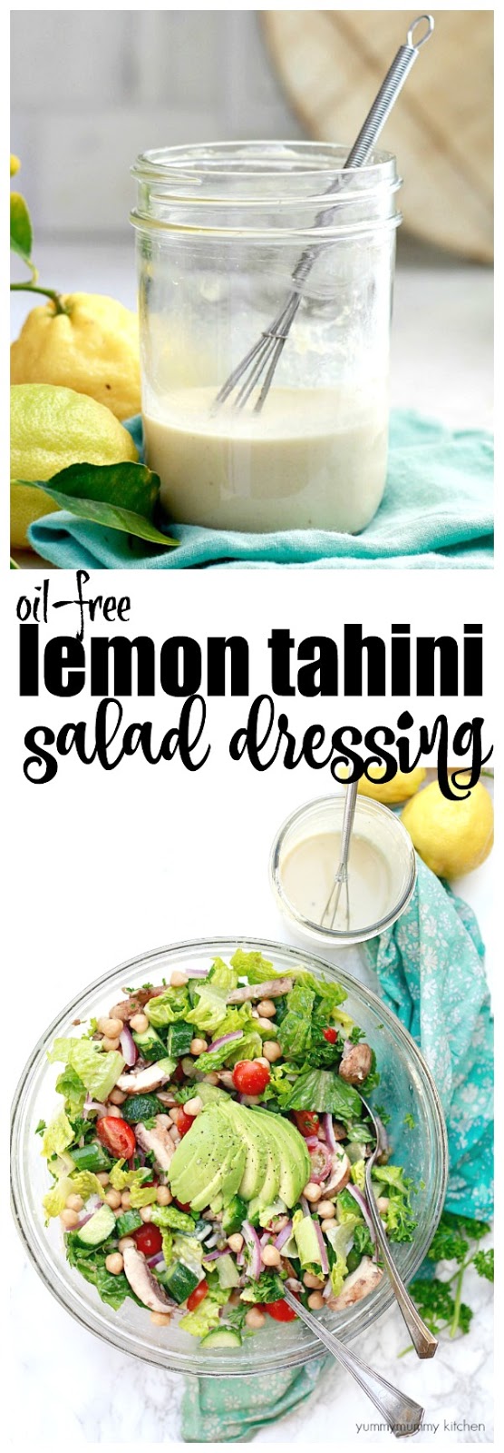 Economic Grain Salad with Lemon-Tahini Dressing