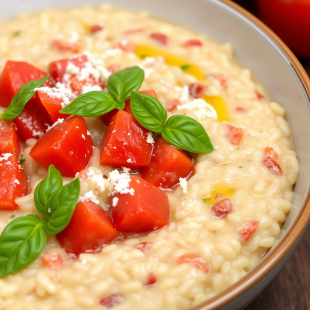 Italian One-Pot Tomato Basil Risotto