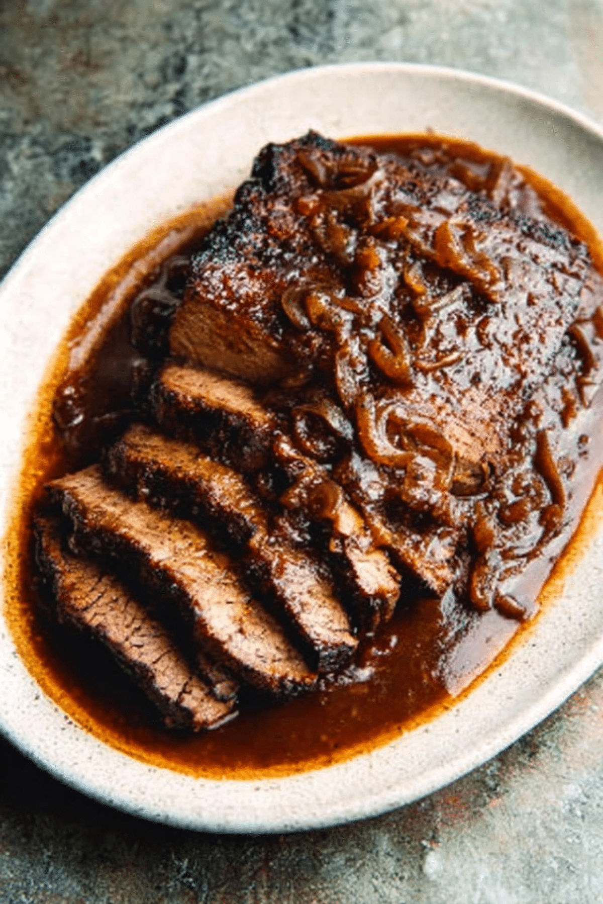 Slow-Cooked Beef Brisket with Smoked Paprika and Garlic