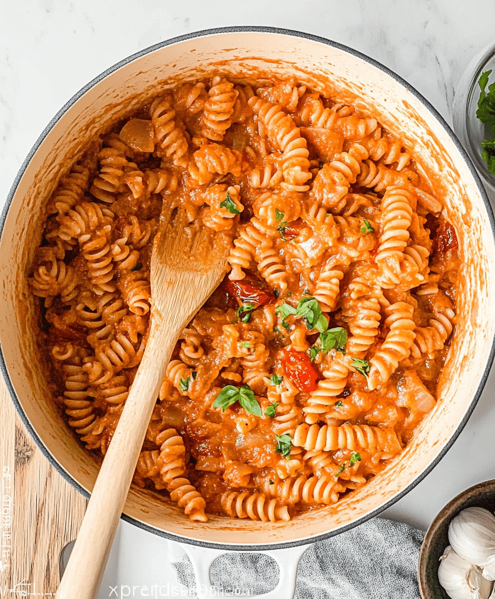 Comfort Food: One-Pot Cheesy Tomato Pasta