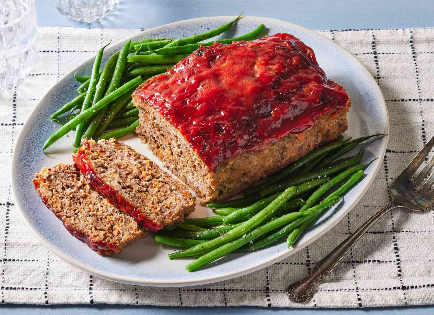Television-Era Inspired Classic Meatloaf with Smoky Glaze