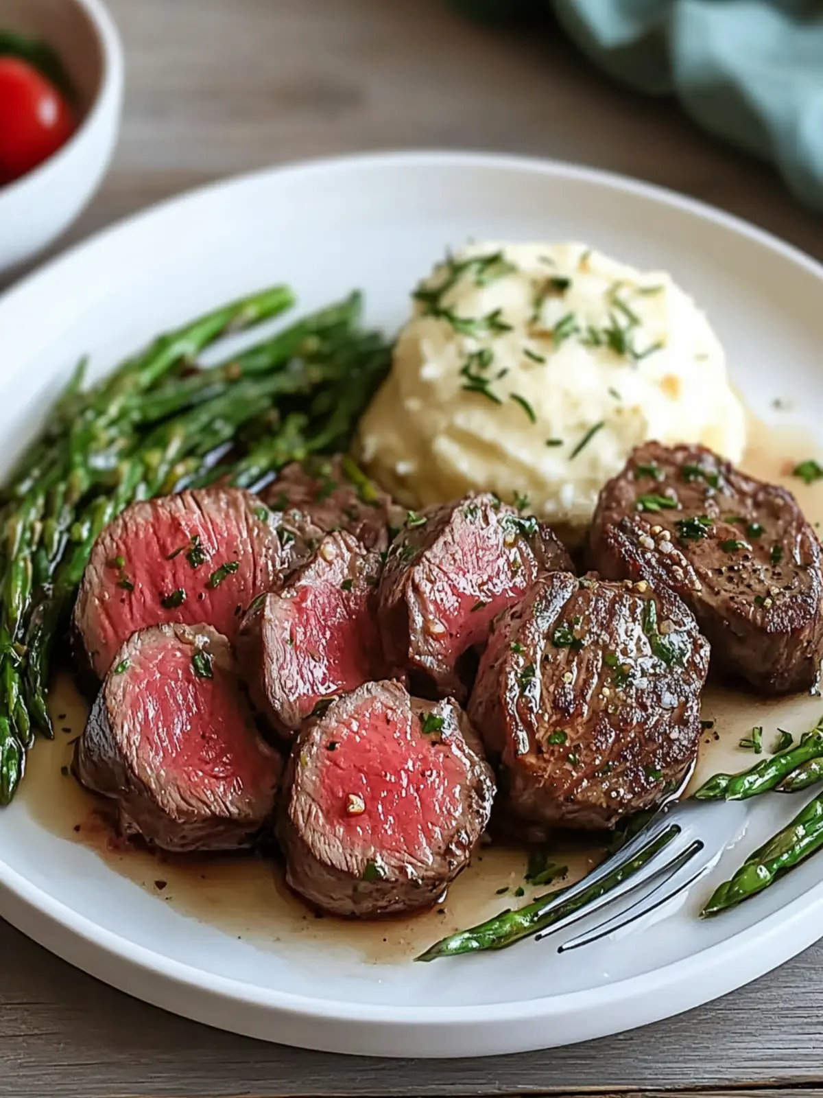 Pan-Seared Beef Medallions with Garlic Herb Butter