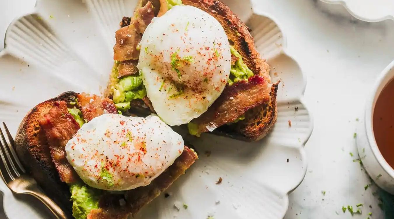 Sunrise Avocado Toast with Poached Eggs