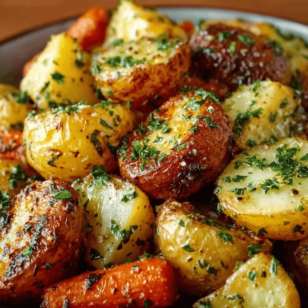Oven-Roasted Herb Potatoes with Garlic and Thyme