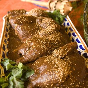 Puebla-Style Red Mole with Roasted Chicken