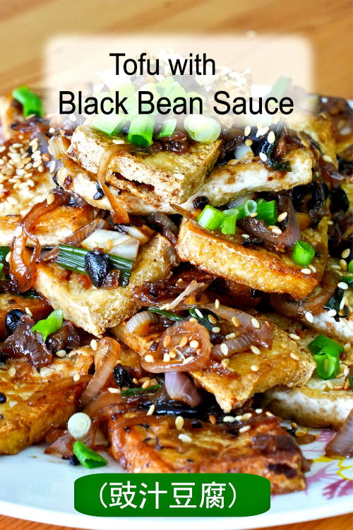 Stir-Fried Tofu with Black Bean and Chili Sauce