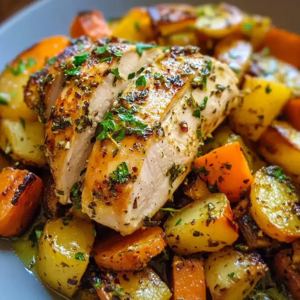 Herb-Roasted Chicken with Seasonal Vegetables