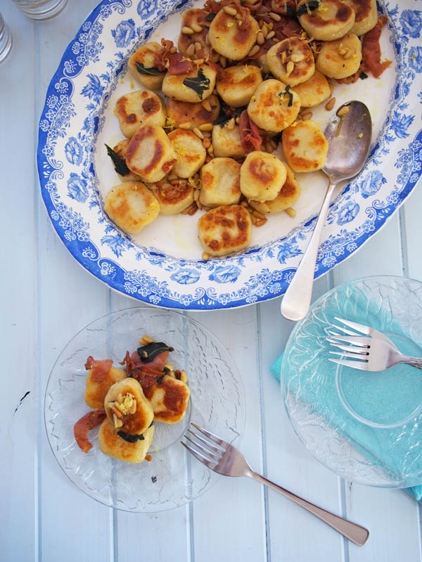 Pan-Fried Gnocchi with Sage Butter and Toasted Pine Nuts