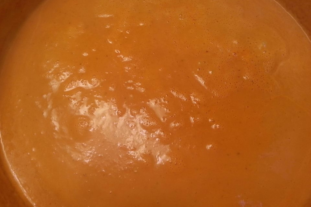 One-Pot Tomato Basil Bisque with Parmesan Croutons