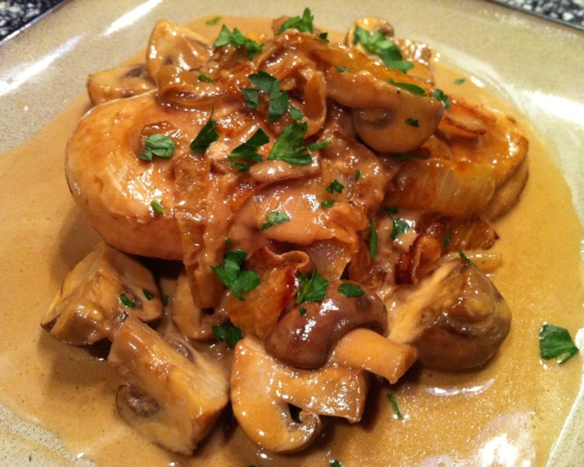 Pan-Seared Chicken with Scotch Whisky Cream Sauce