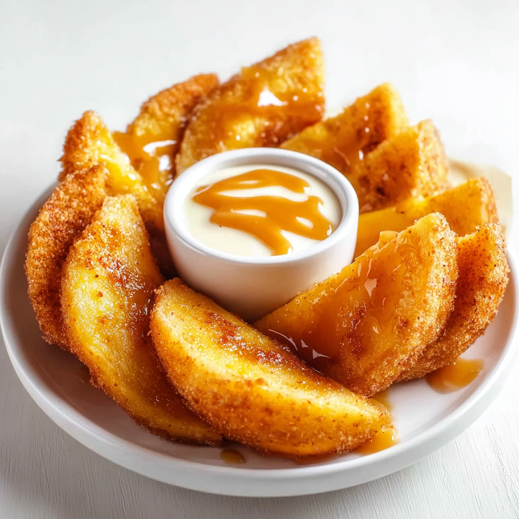 Microwave Caramel Apple Wedges