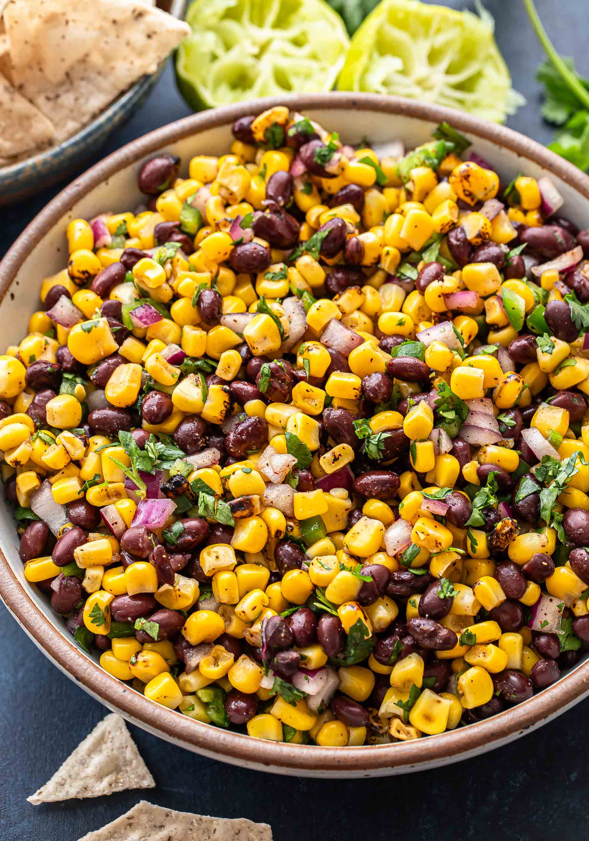Cold Black Bean and Corn Salsa Lettuce Cups