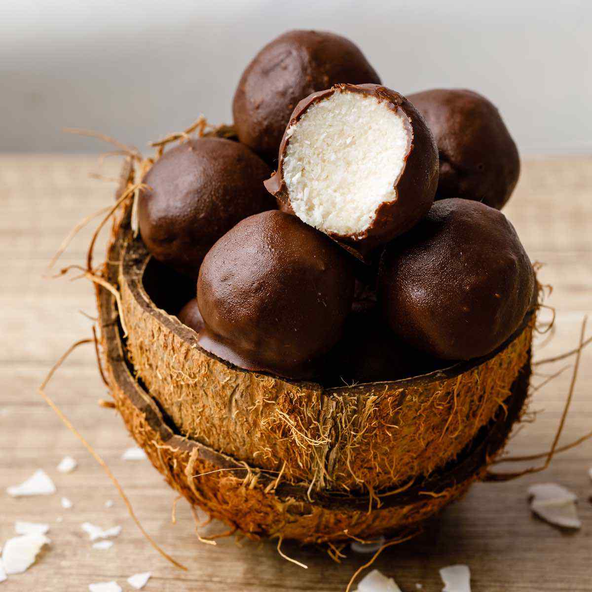 No-Bake Chocolate Coconut Keto Fat Bombs