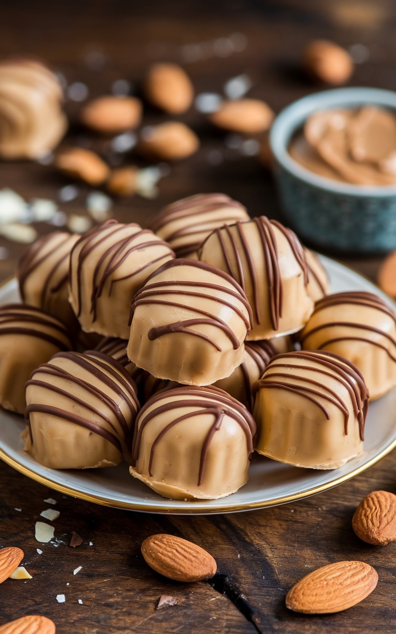 Almond Butter Vanilla Keto Fat Bombs