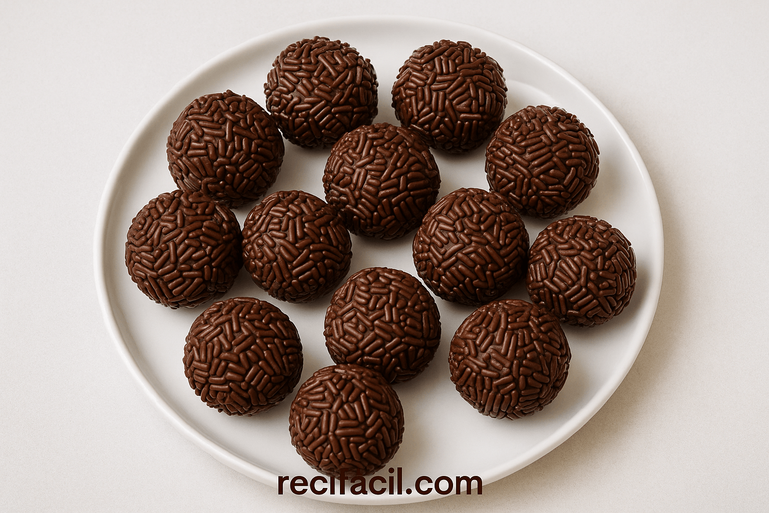 Brigadeiros with Sweetened Condensed Milk and Cocoa Powder