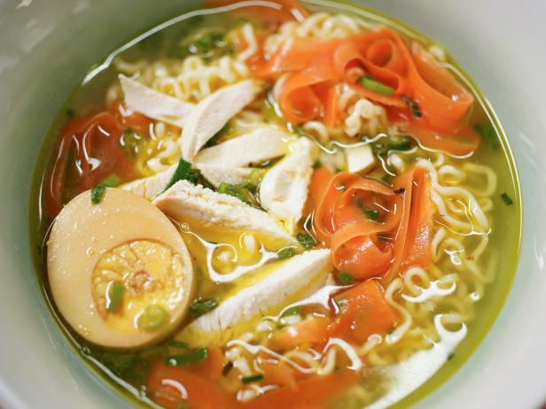 Quick Vegetable Stock Shoyu Tonkotsu Ramen with Corn and Scallions