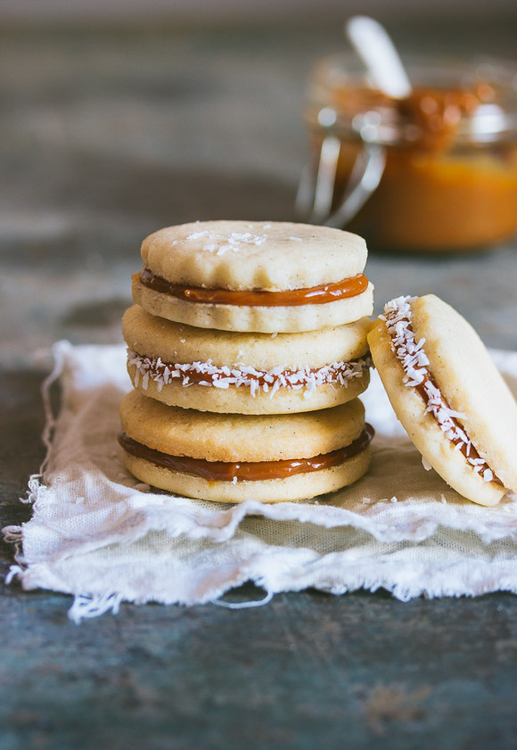 Alfajores with Sweet Dulce de Leche Filling