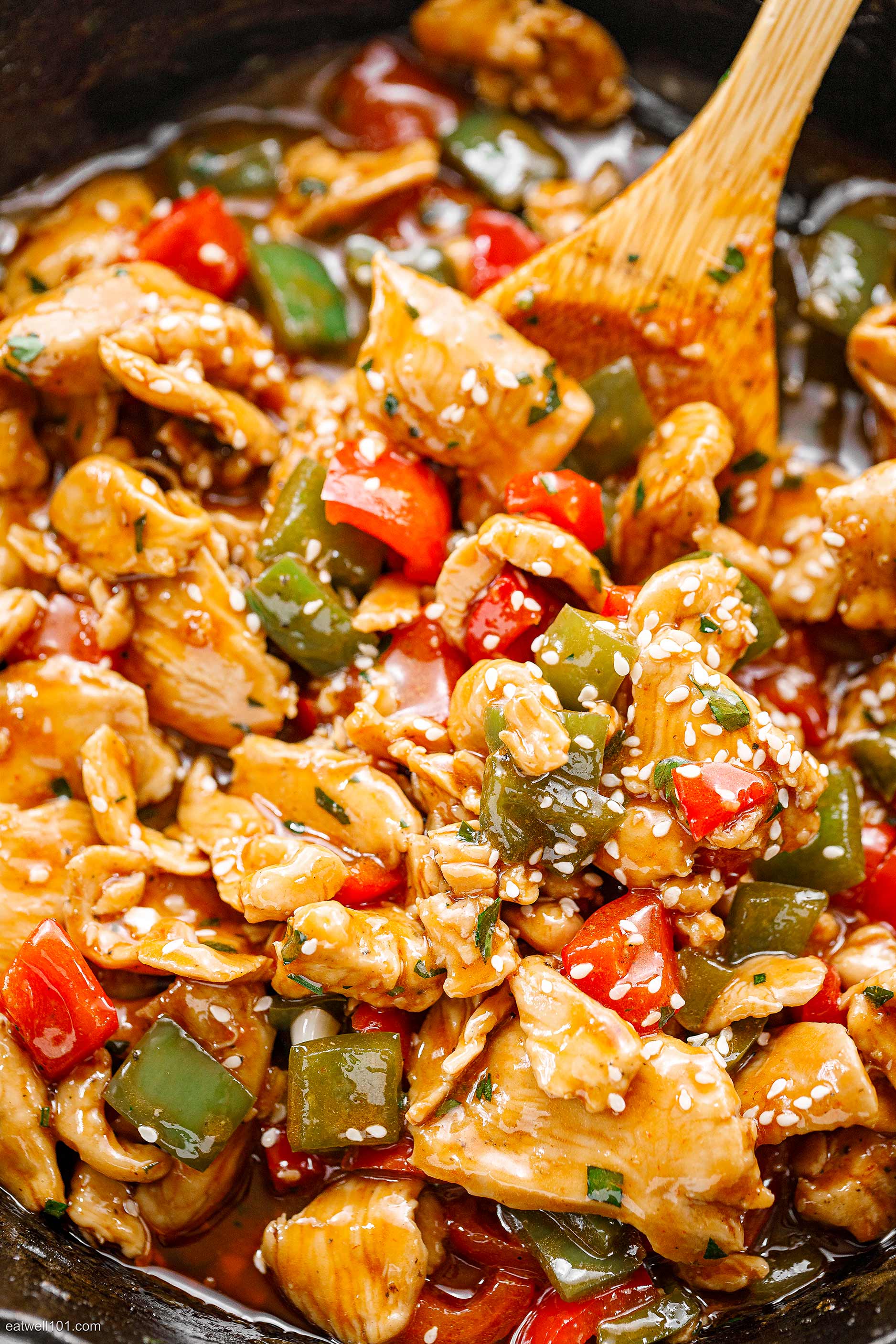 One-Pan Spicy Chicken and Bell Pepper Stir Fry