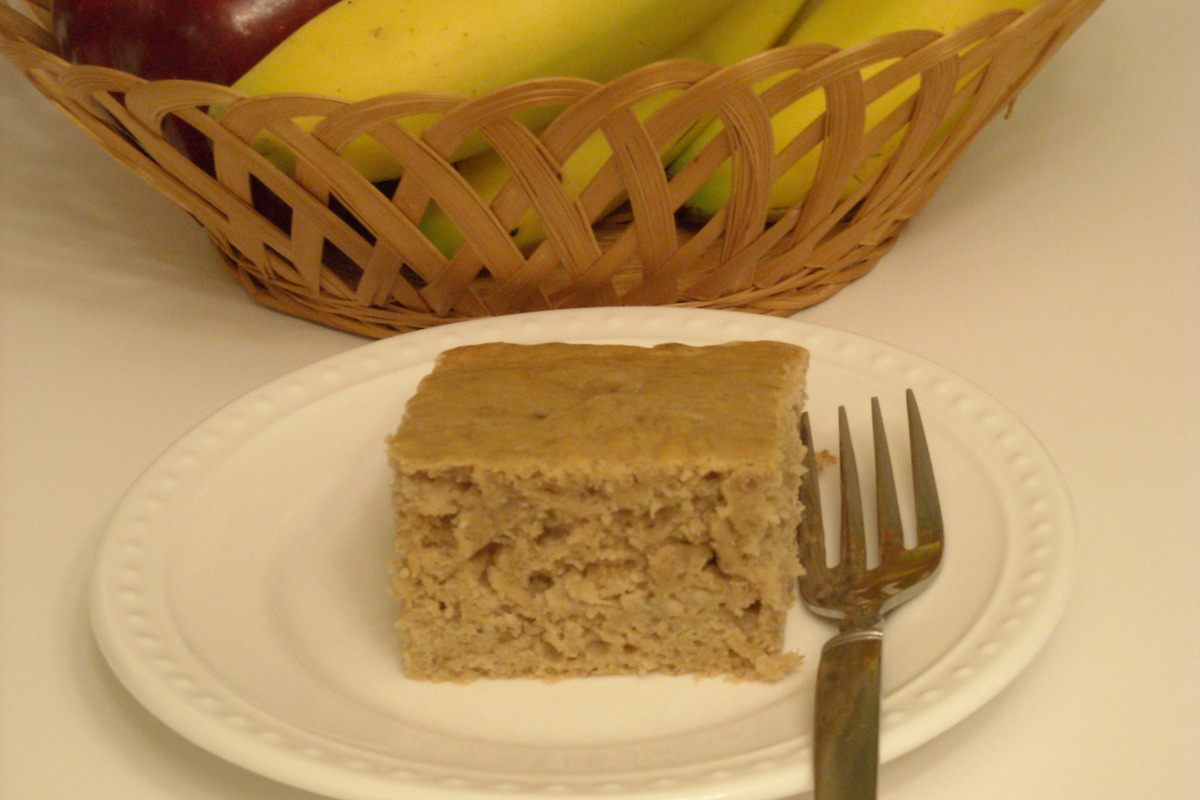 Caramelized Banana and Peanut Butter Sheet Pan Bars