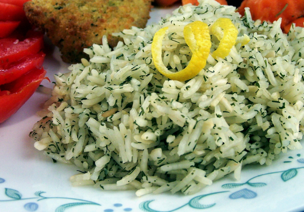 Lemon-Dill Chicken with Herb Rice