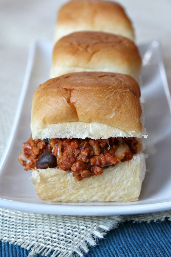 Mini Turkey Sloppy Joe Sliders