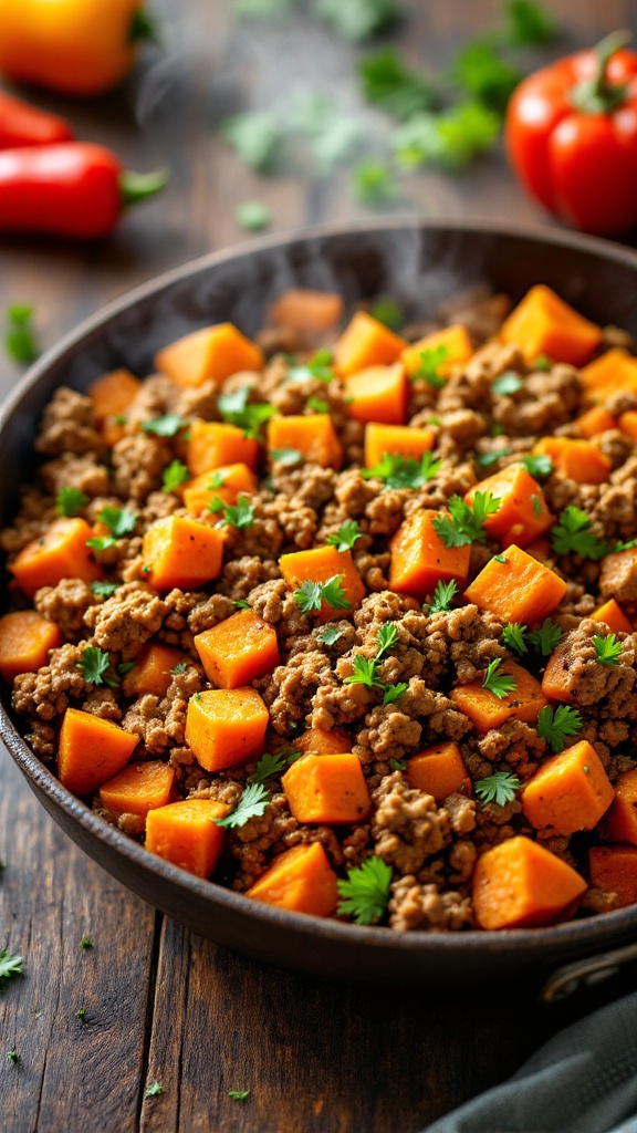 Paleo Turkey and Sweet Potato Skillet