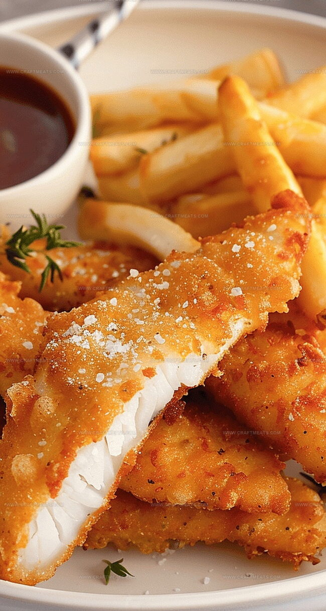 Beer-Battered Cod with House-Cut Fries