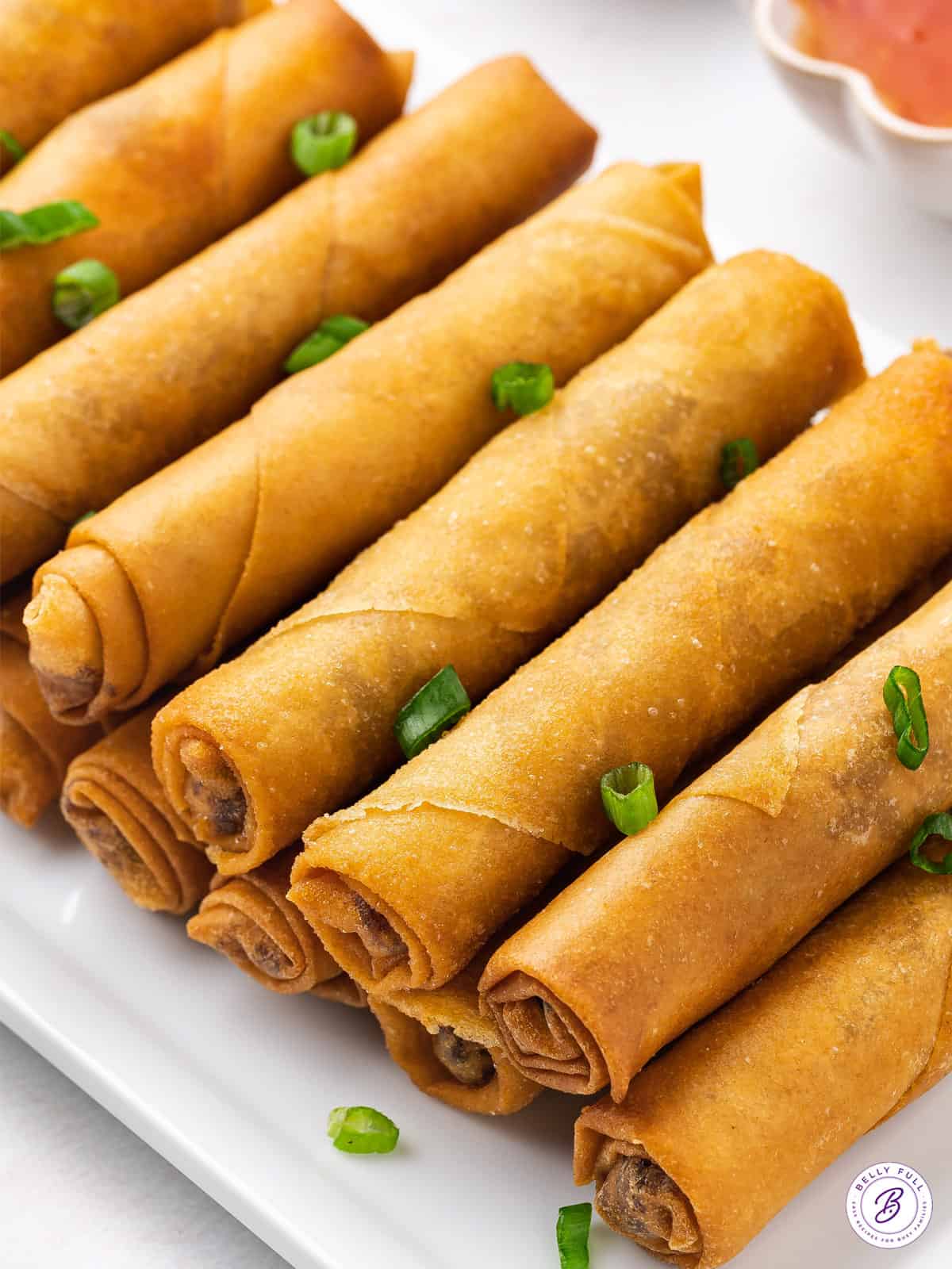 Deep-Fried Lumpia Shanghai with Pork and Water Chestnuts
