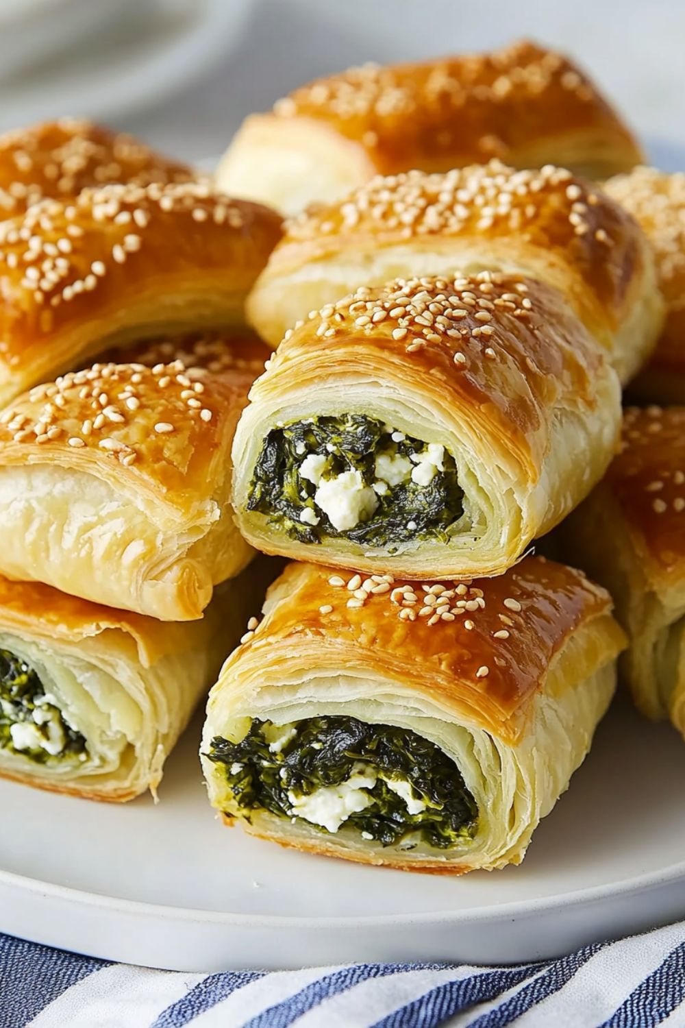 Spinach and Feta Puff Pastry Tart