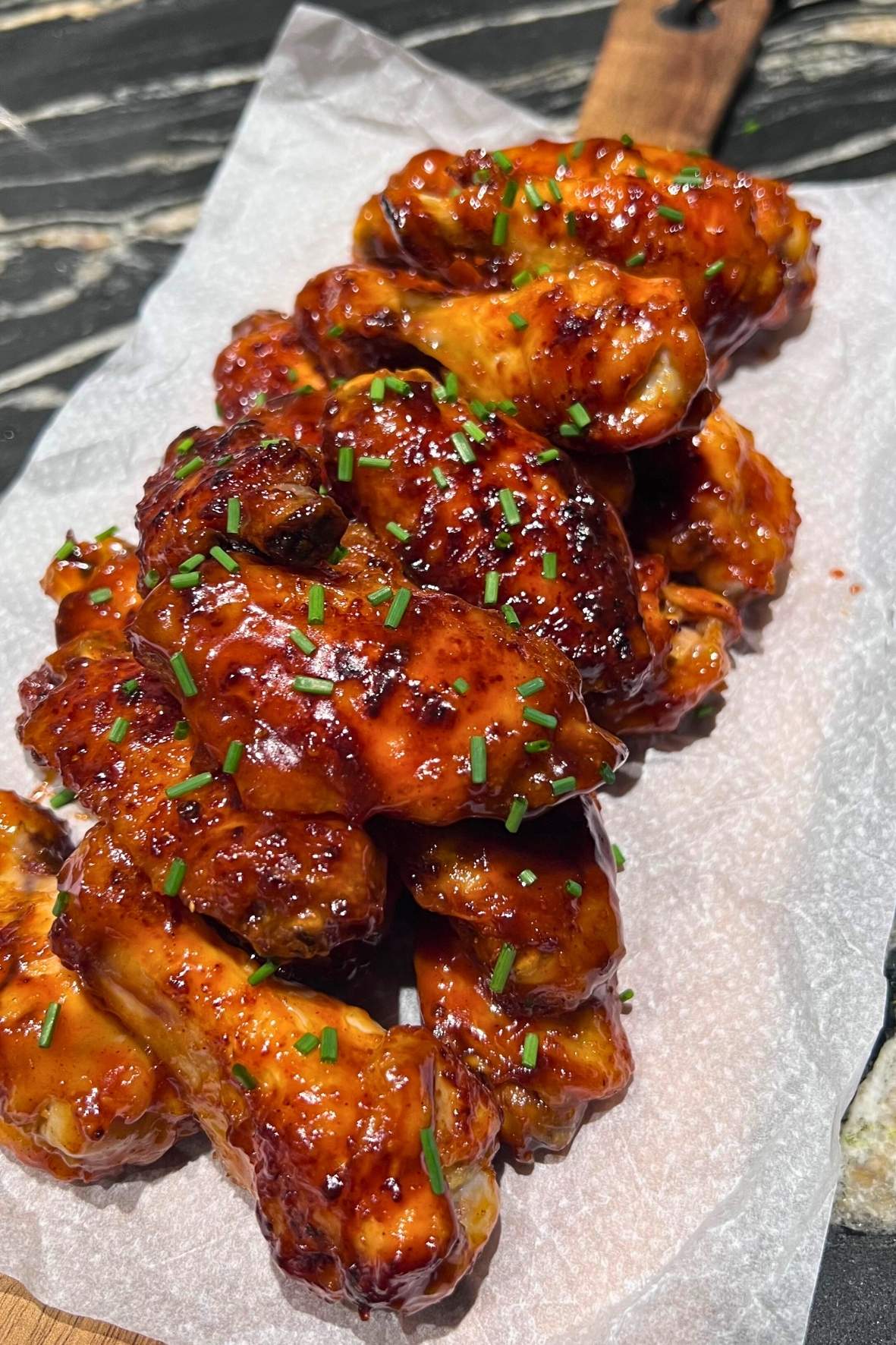 Oven-Roasted BBQ Chicken Wings with Honey and Garlic Glaze