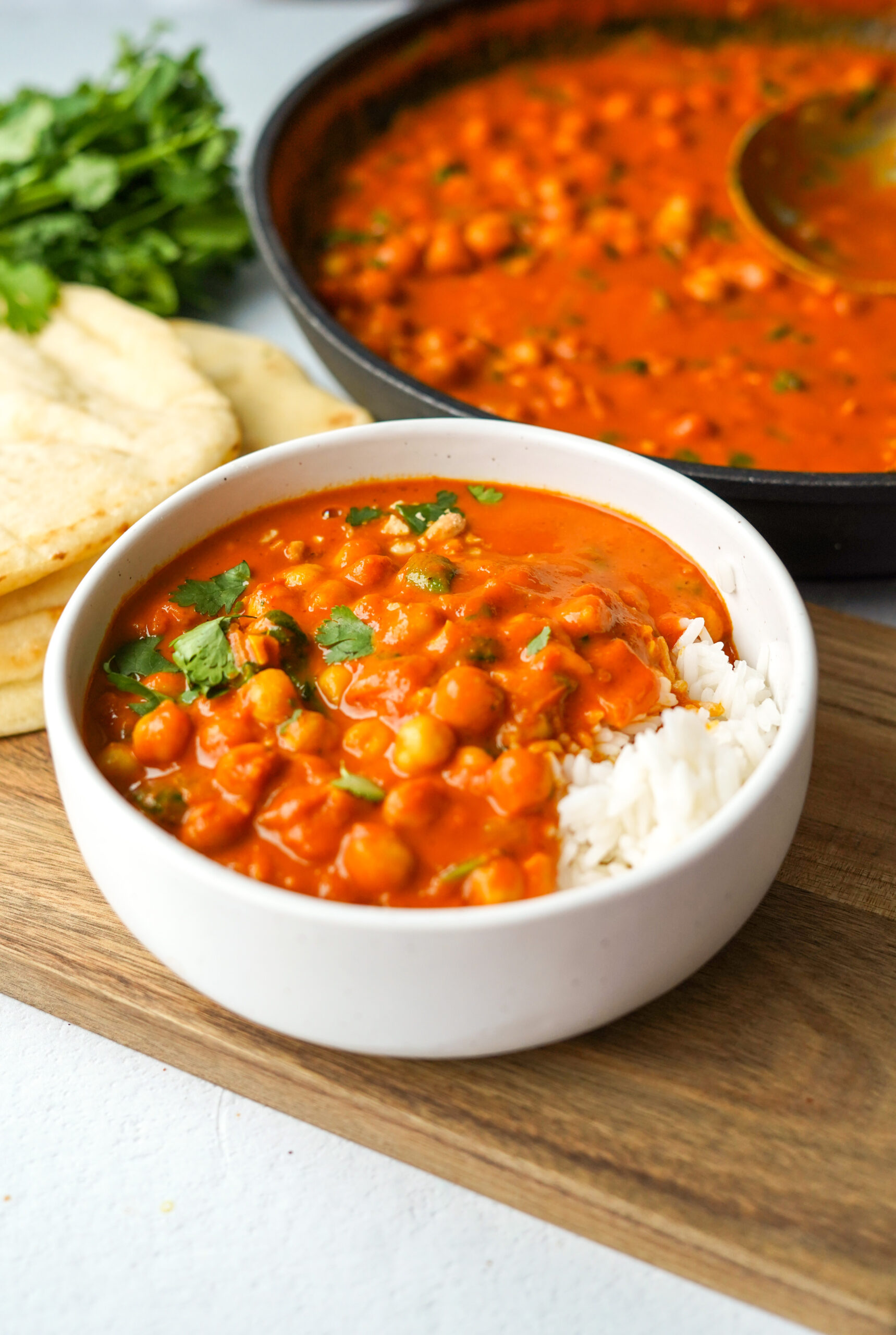 Hidden Veggie Chickpea and Spinach Curry