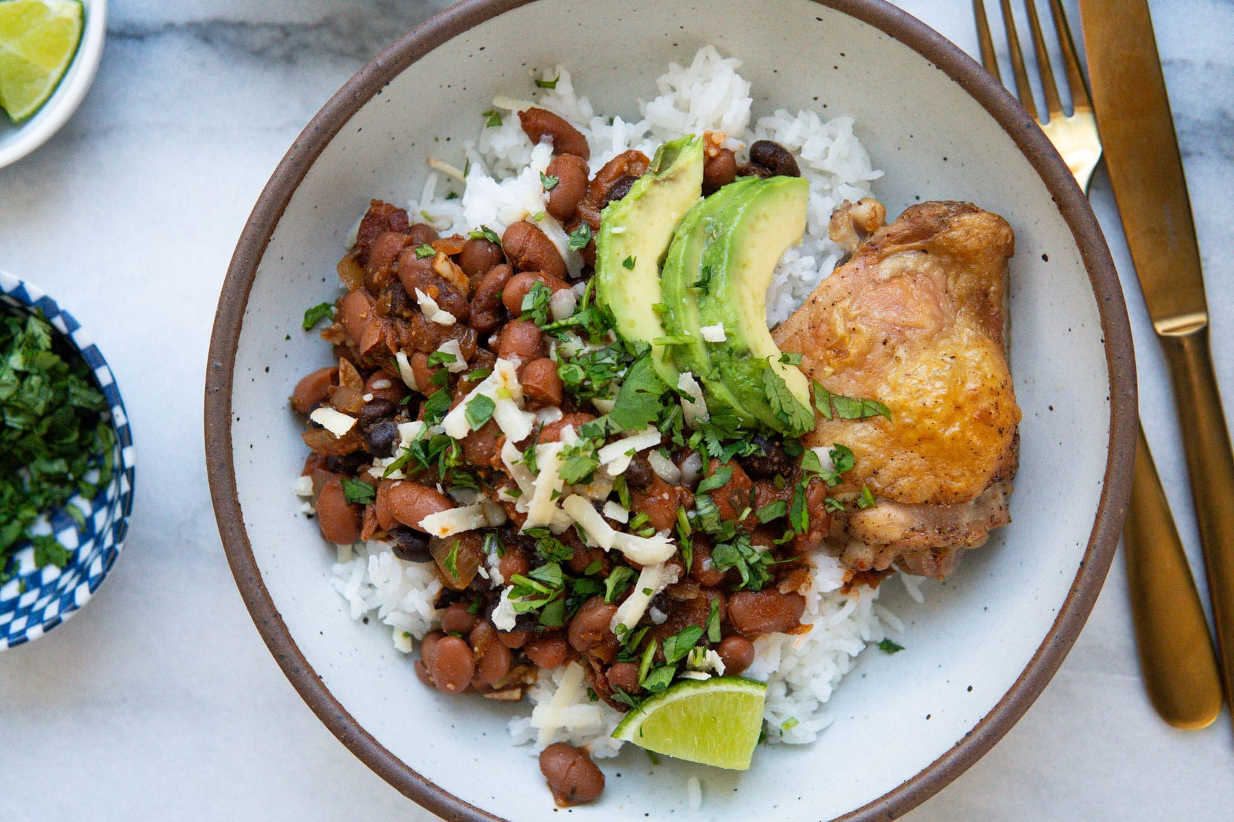 Puerto Rican-Style Rice and Beans with Sofrito