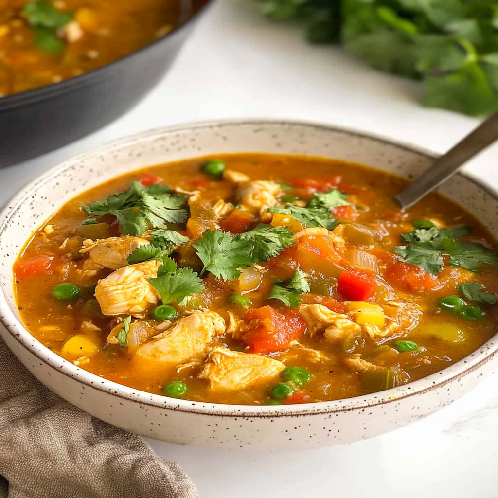 Spicy Puerto Rican-Style Sofrito Chicken Stew