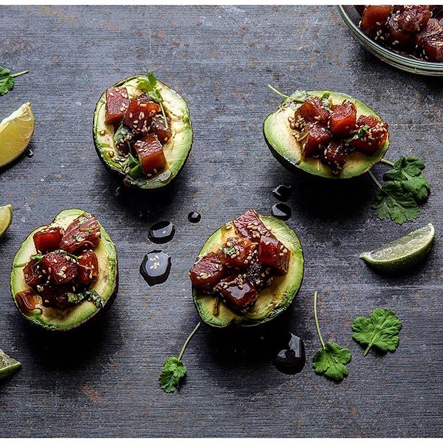 Boredom-Busting Tuna Poke Bowls with Avocado Swirl