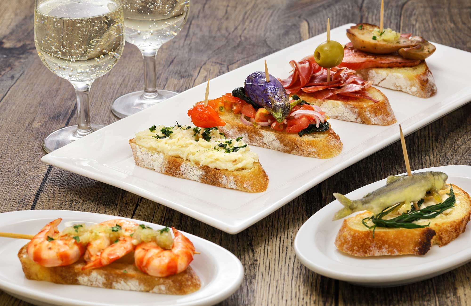 Sautéed Venetian Bacaro-Style Cicchetti with Garlic and White Wine
