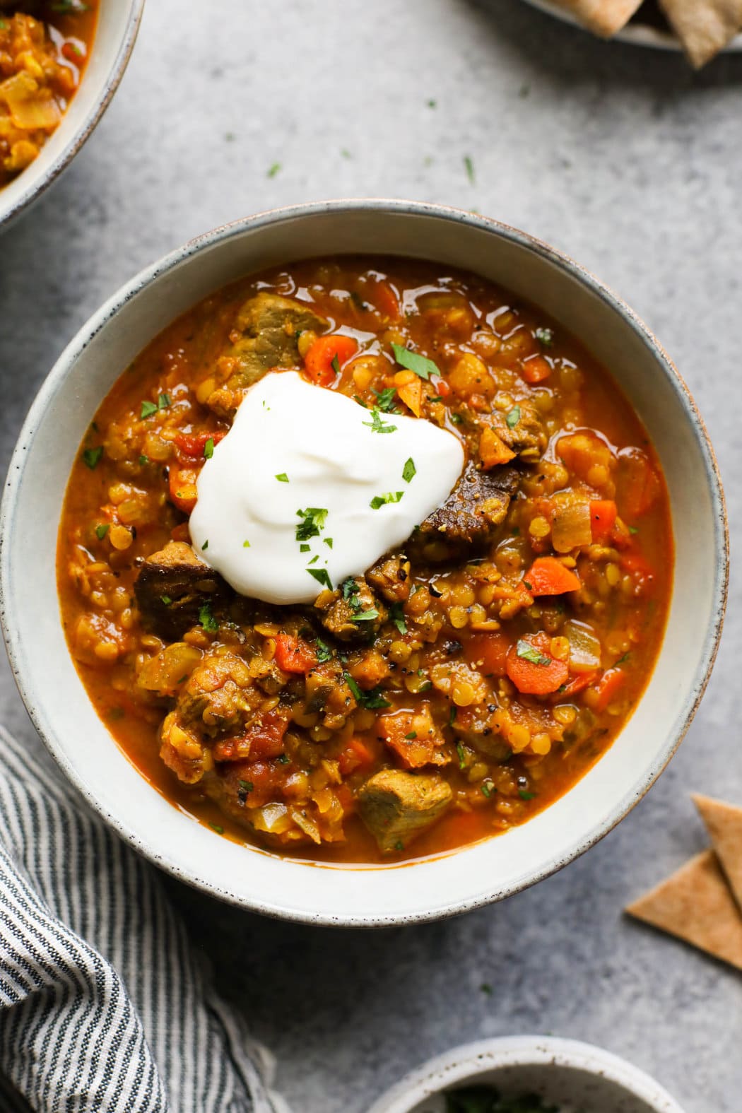Slow Cooker Moroccan-Spiced Lentil and Carrot Stew