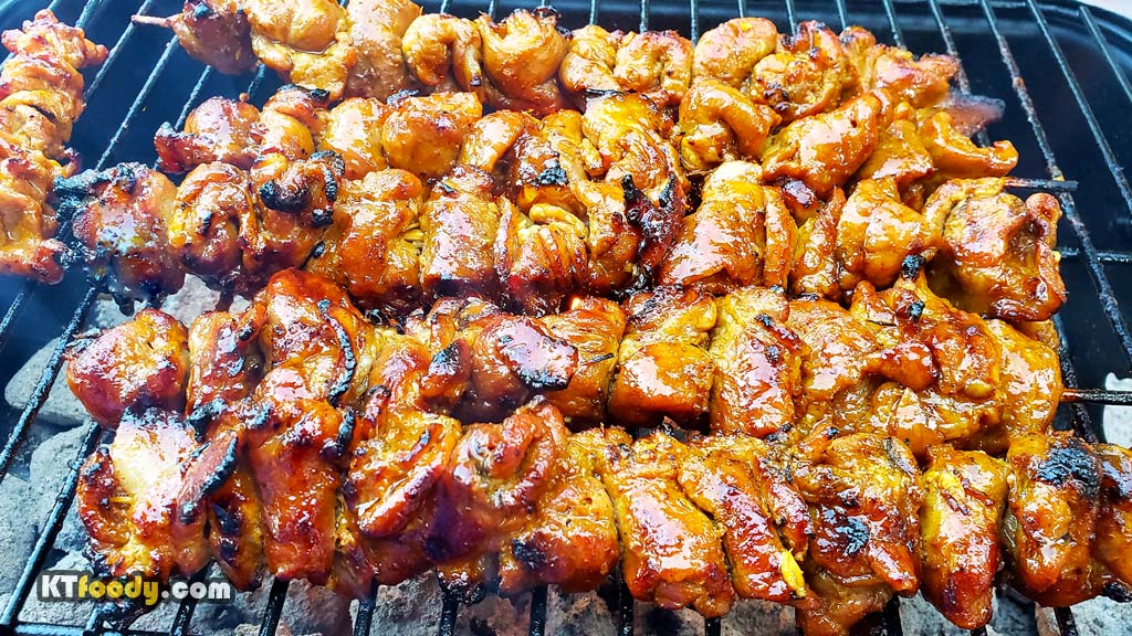 Grilled Lemongrass-Marinated Pork Skewers