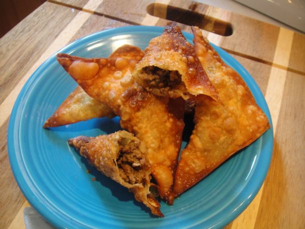 Injera-Wrapped Spiced Beef Sambusas