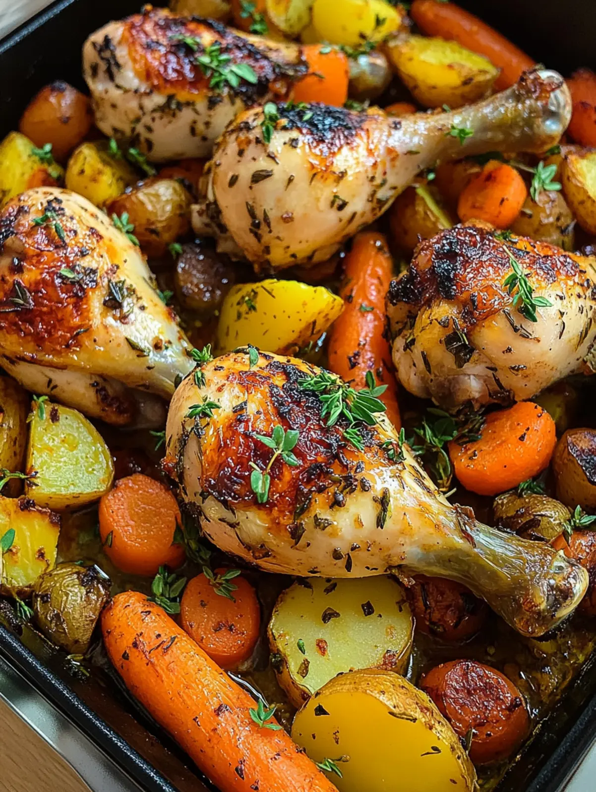 One-Pot Savory Herb Chicken with Root Vegetables
