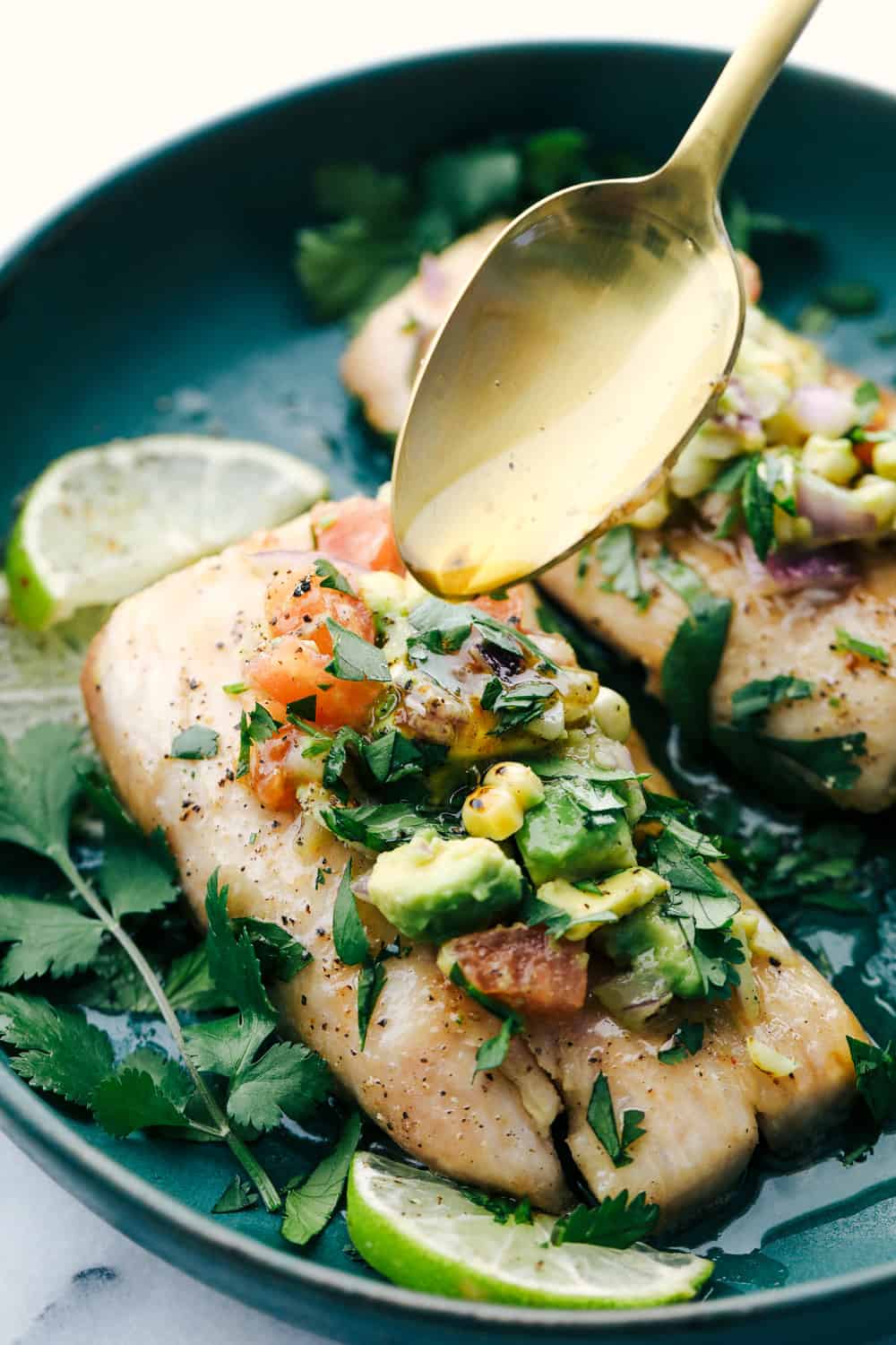 Citrus-Glazed Mahi Mahi with Mango Avocado Salad