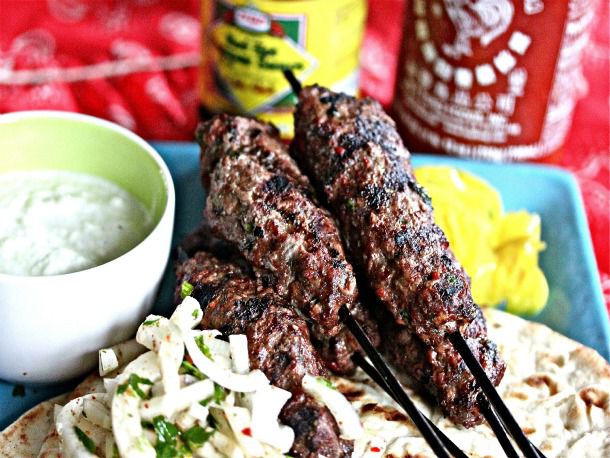 Grilled Cajun-Spiced Beef Kebabs with Minnesota Wild Rice Salad