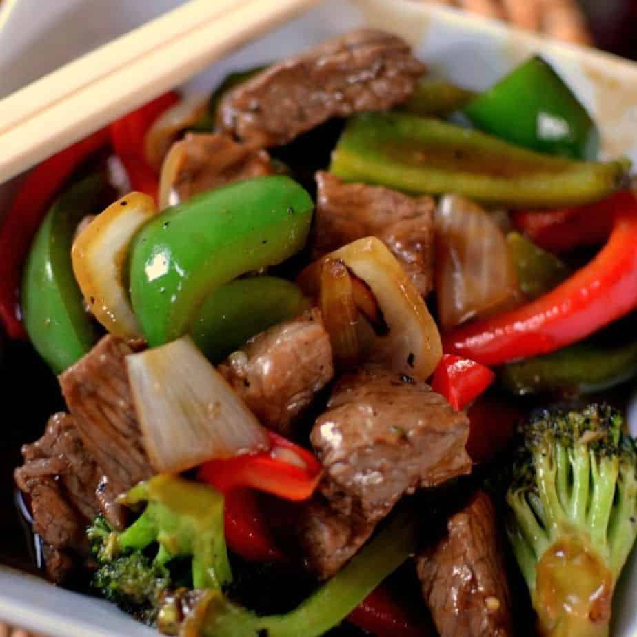 Spiced Beef Stir-Fry with Bell Peppers and Soy-Ginger Sauce