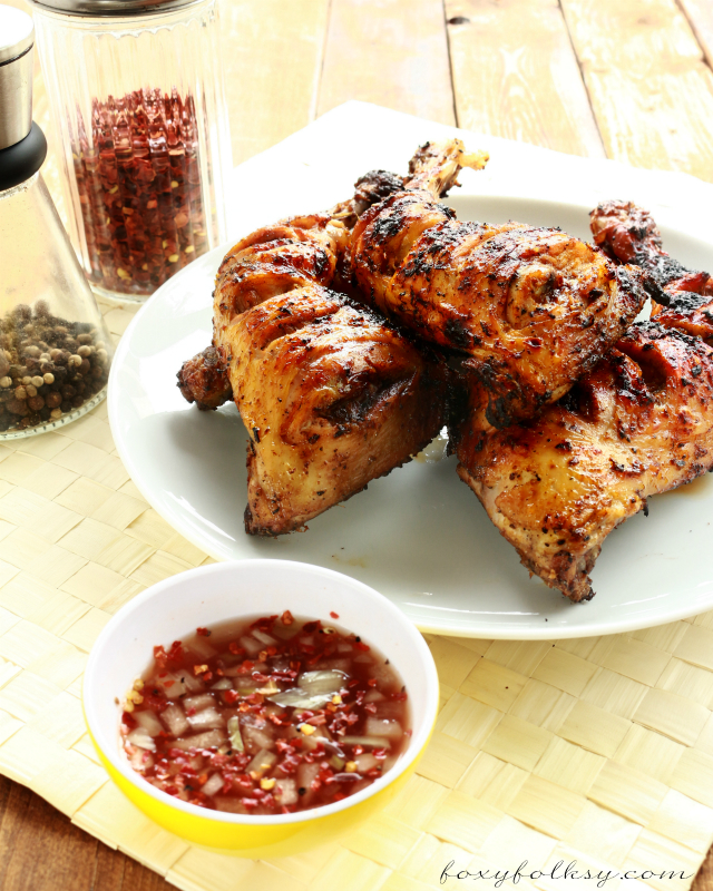 Spicy Chicken Inasal with Annatto Marinade