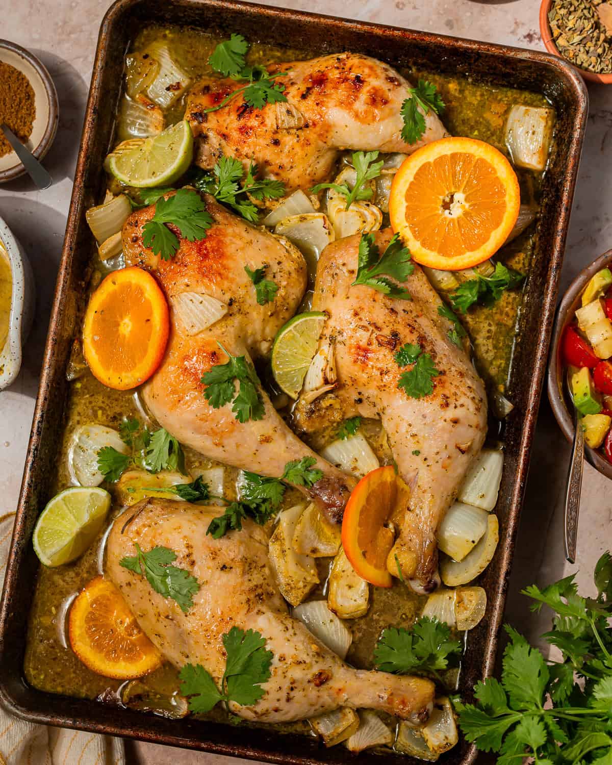 Puerto Rican-Style Mojo Chicken with Citrus and Garlic