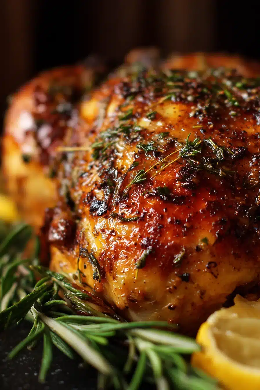 Classic Herb-Rubbed Roast Chicken with Garlic and Lemon