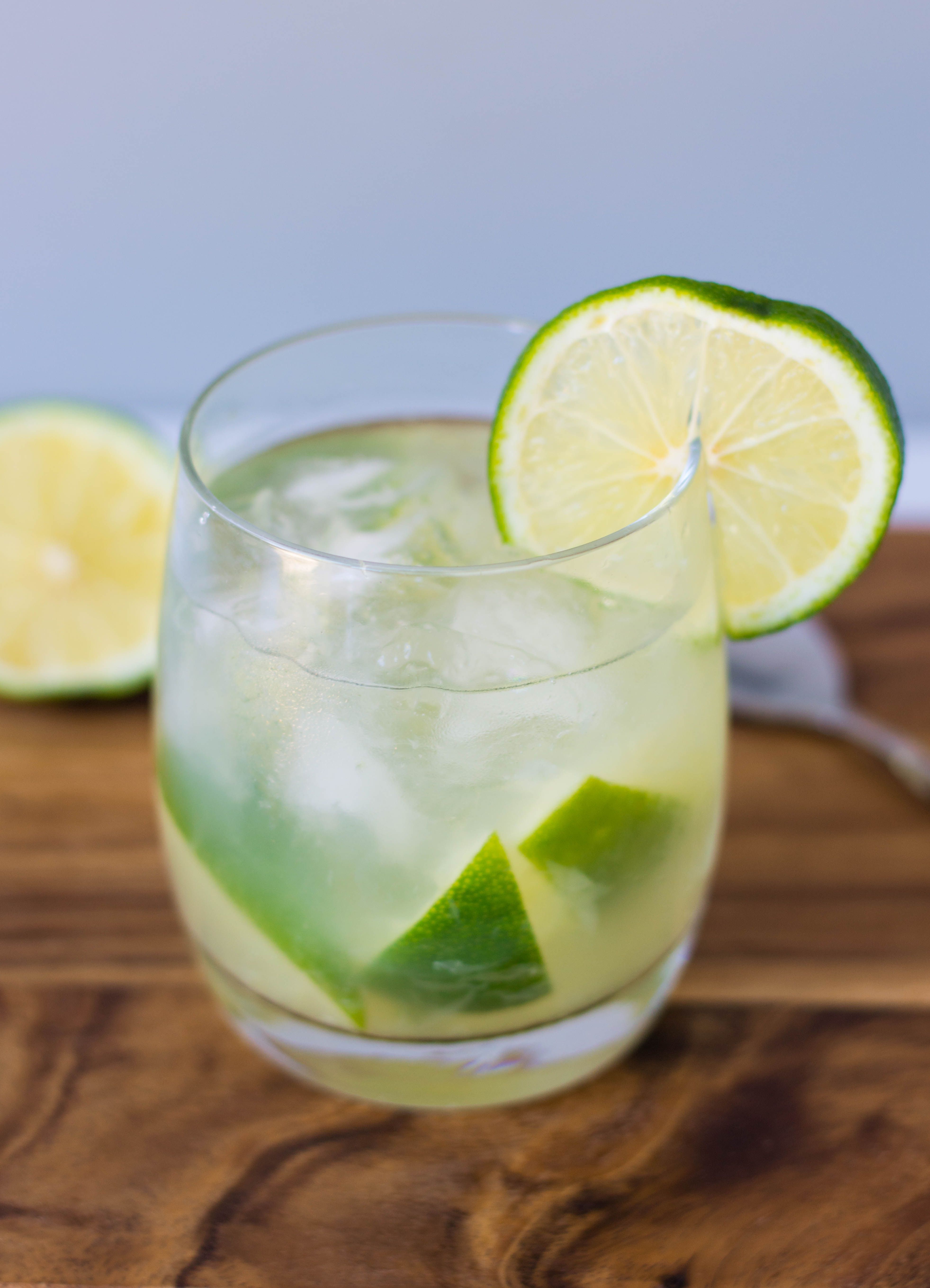 Brazilian Coconut and Pineapple Caipirinha Cocktail
